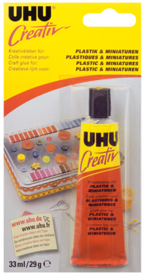 Клей UHU Креатив -  Пластик та Мініатюри